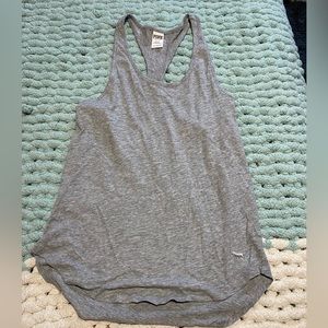 PINK Grey tank top, Size SMALL